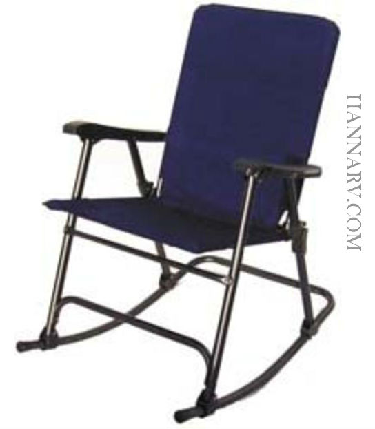 Prime Products 13-6501 Elite Rocker Folding Chair - California Blue